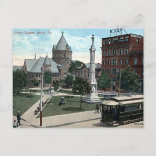 Ancienne carte postale - Butler, Pennsylvanie