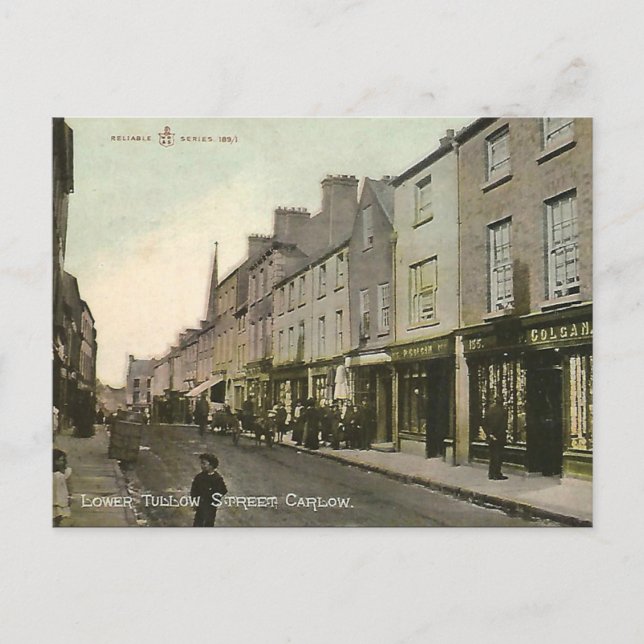 Ancienne carte postale - Carlow, Irlande (Devant)