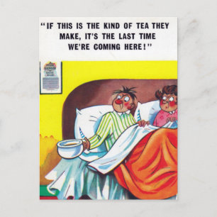 Ancienne carte postale comique