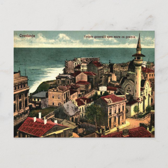 Ancienne carte postale - Constanta, Roumanie (Devant)