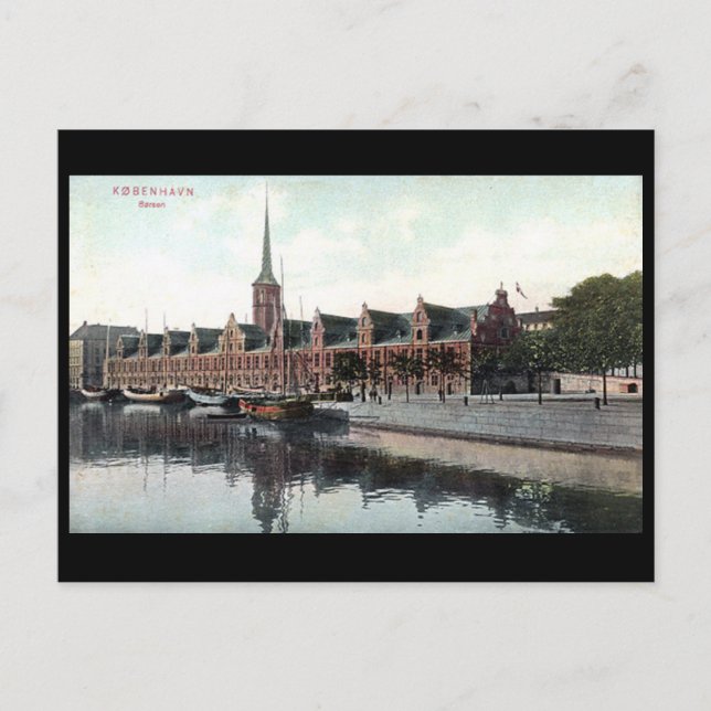 Ancienne carte postale - Copenhague, Danemark (Devant)