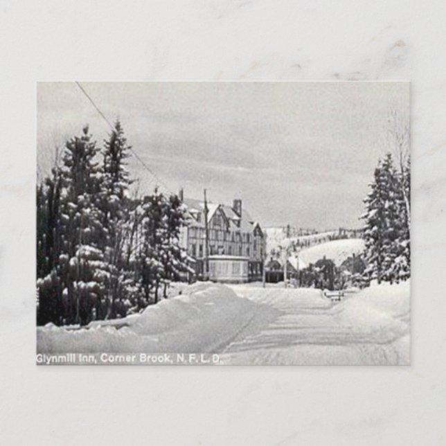 Ancienne carte postale - Corner Brook, Terre-Neuve (Devant)