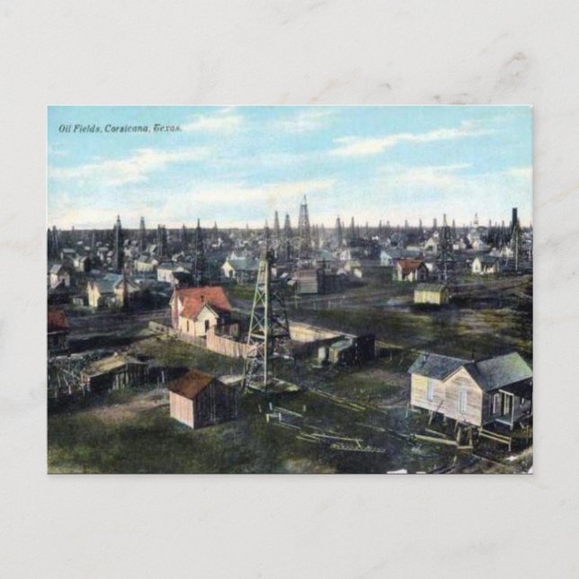 Ancienne carte postale - Corsicana, Texas (Devant)