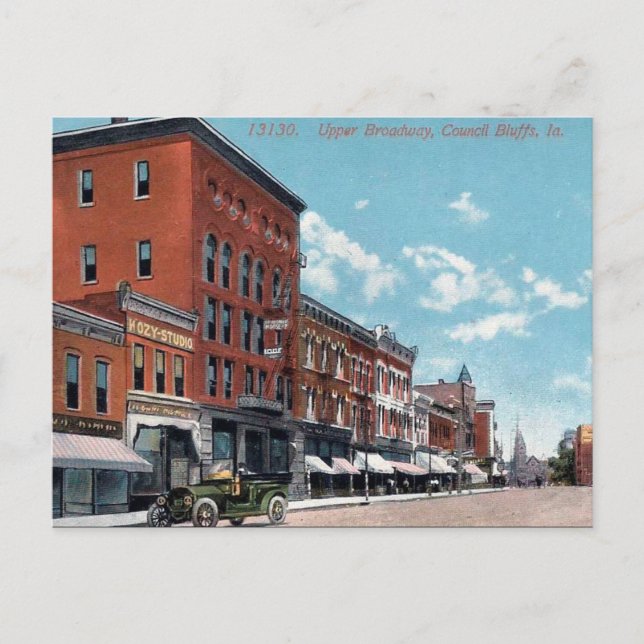 Ancienne carte postale - Council Bluffs, Iowa, USA (Devant)