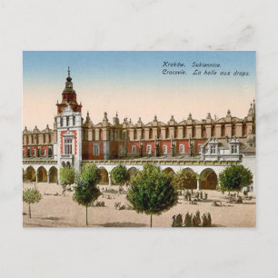 Ancienne carte postale - Cracovie, Pologne