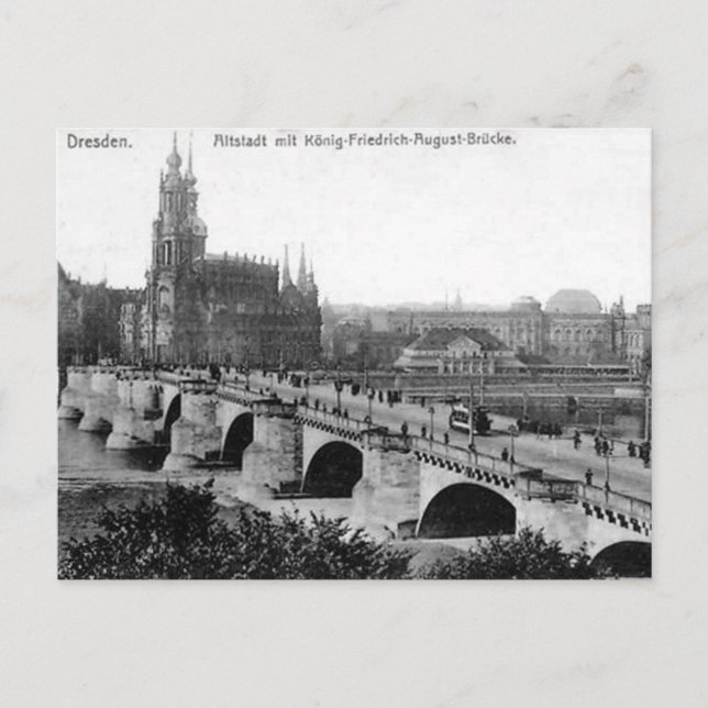 Ancienne carte postale - Dresde, Allemagne (Devant)
