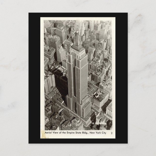 Ancienne carte postale - Empire State Building, Ne (Devant)