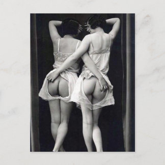 Ancienne carte postale - Fermer les amis
