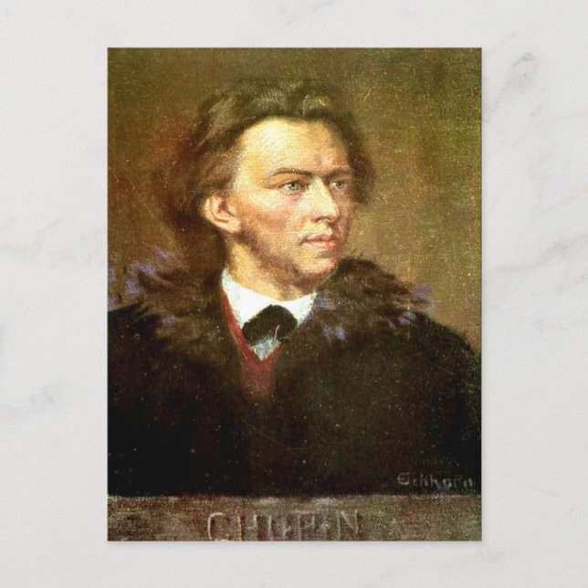 Ancienne carte postale - Frédéric Chopin (Devant)