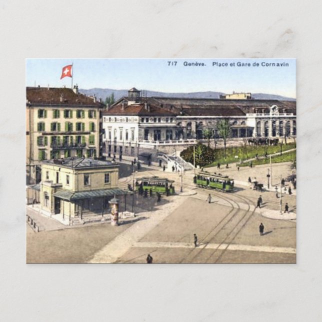 Ancienne carte postale - Genève, Suisse (Devant)