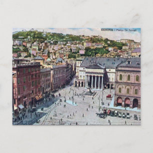 Ancienne carte postale - Genova, Italia