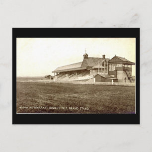 Ancienne carte postale - Grand stand, hippodrome d