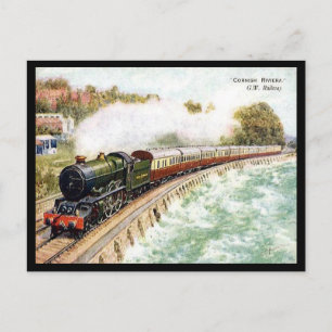 Ancienne carte postale - GWR Cornish Riviera Expre
