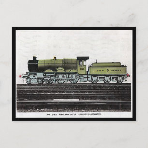 Ancienne carte postale - GWR Engine Pendennis Cast