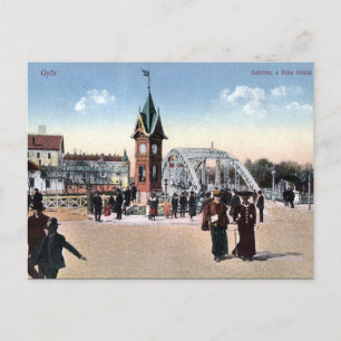 Ancienne carte postale - Gyor, Hongrie