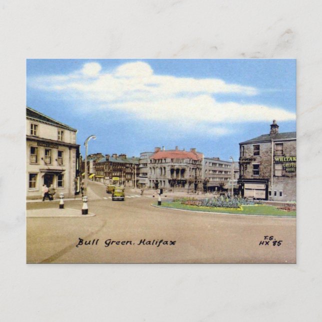 Ancienne carte postale - Halifax, Yorkshire (Devant)