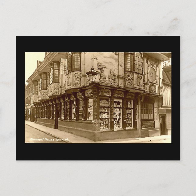 Ancienne Carte Postale, Ipswich (Devant)