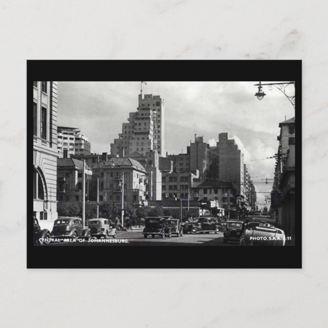 Ancienne carte postale - Johannesburg, Afrique du  (Devant)
