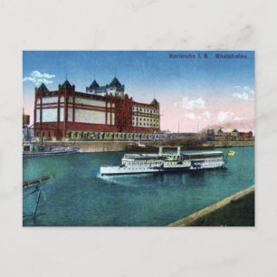 Ancienne carte postale - Karlsruhe, Allemagne