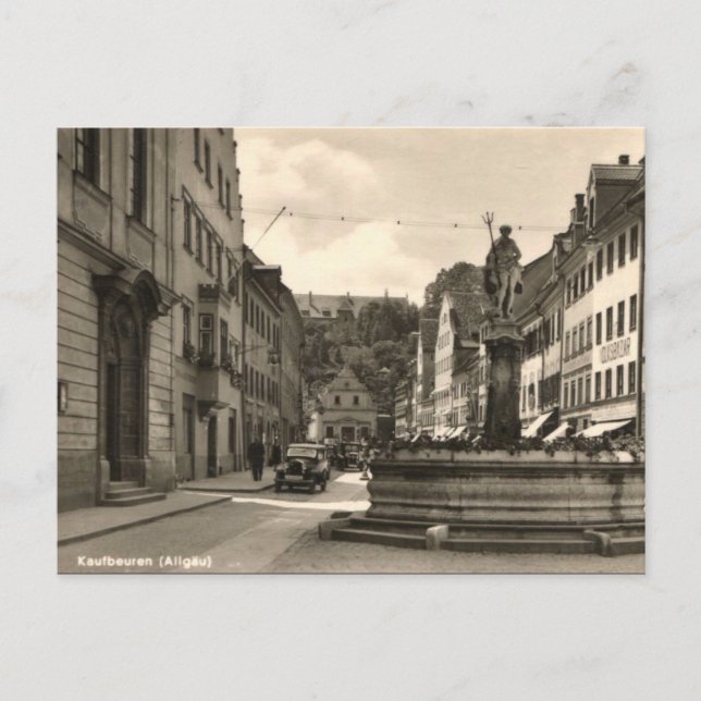 Ancienne carte postale - Kaufbeuren, Allgäu, Allem (Devant)