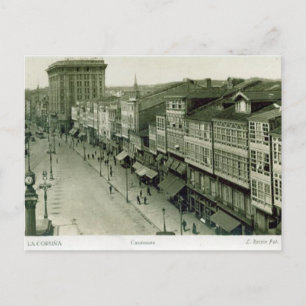 Ancienne carte postale - La Coruna, Espagne