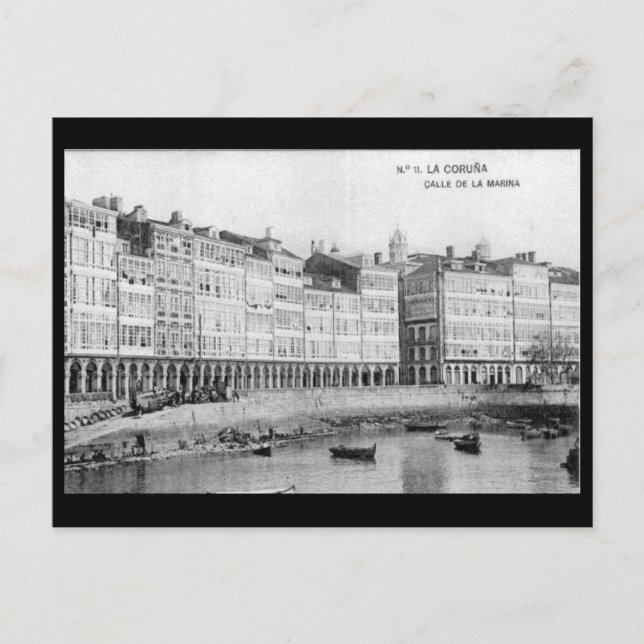 Ancienne carte postale - La Coruña, Espagne (Devant)