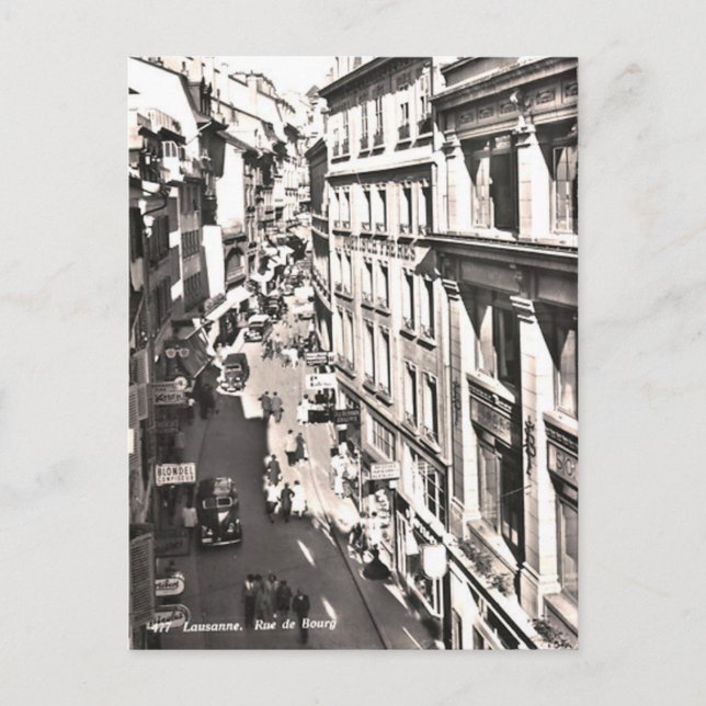 Ancienne carte postale - Lausanne, Suisse (Devant)