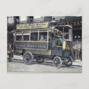 Ancienne carte postale - London Motor Bus