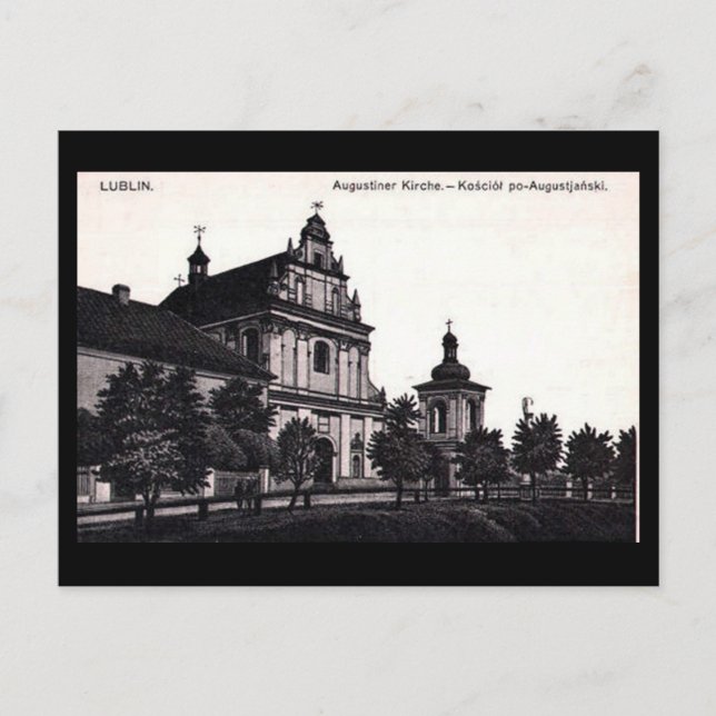 Ancienne carte postale - Lublin, Pologne (Devant)