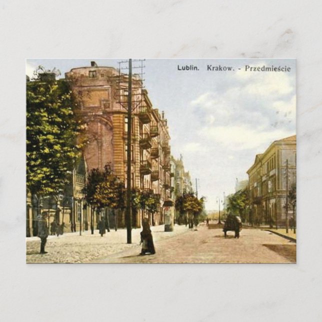 Ancienne carte postale - Lublin, Pologne (Devant)