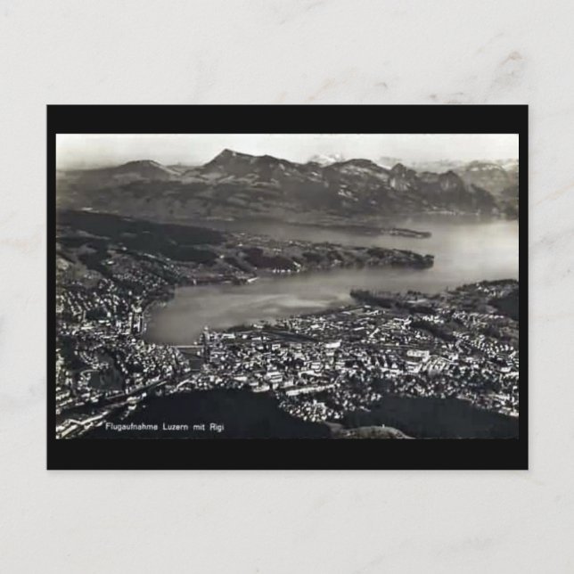 Ancienne carte postale - Lucerne, Suisse. (Devant)