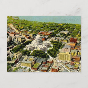 Ancienne carte postale - Madison, Wisconsin, États