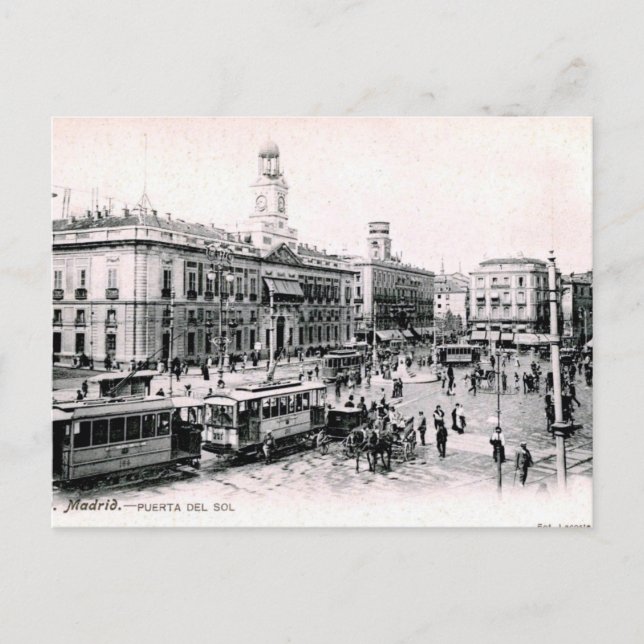 Ancienne carte postale - Madrid, Espagne (Devant)