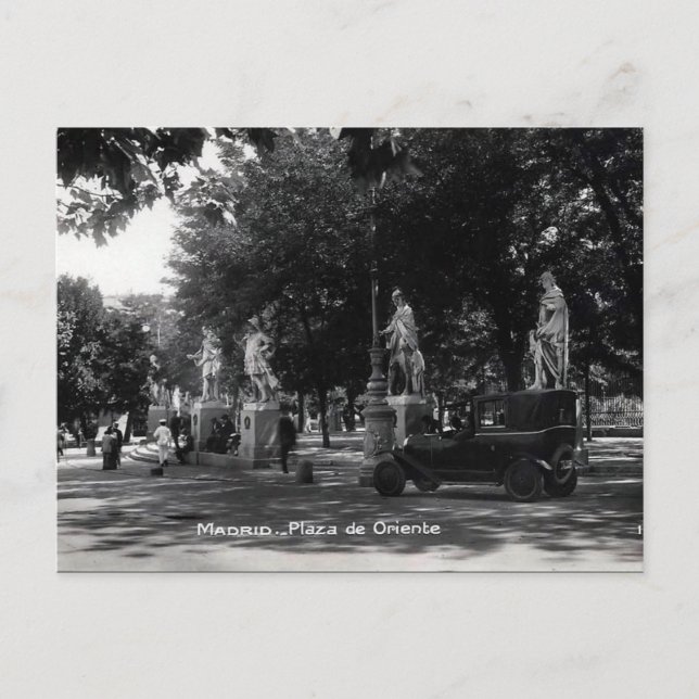 Ancienne carte postale - Madrid, Espagne (Devant)