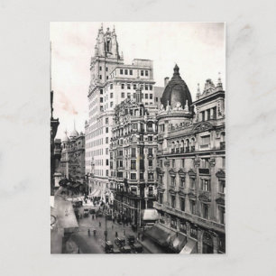 Ancienne carte postale - Madrid, Espagne