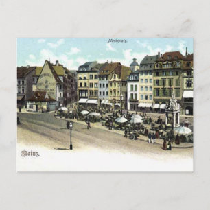 Ancienne carte postale - Mayence, Allemagne