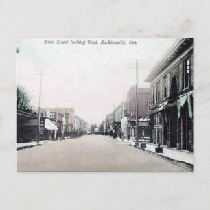 Ancienne carte postale - McMinnville, Oregon, État