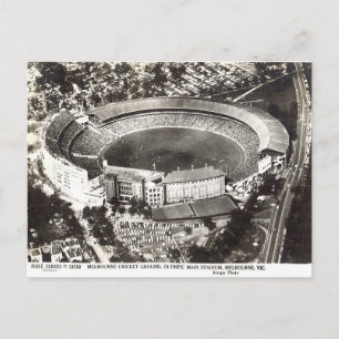 Ancienne carte postale - Melbourne Cricket Ground