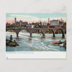 Ancienne carte postale - Minneapolis, Minnesota