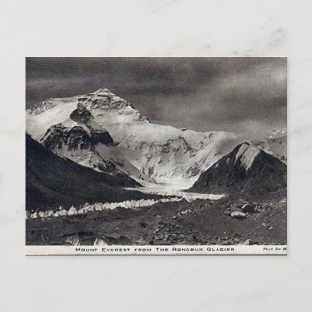 Ancienne carte postale - Mont Everest (Devant)