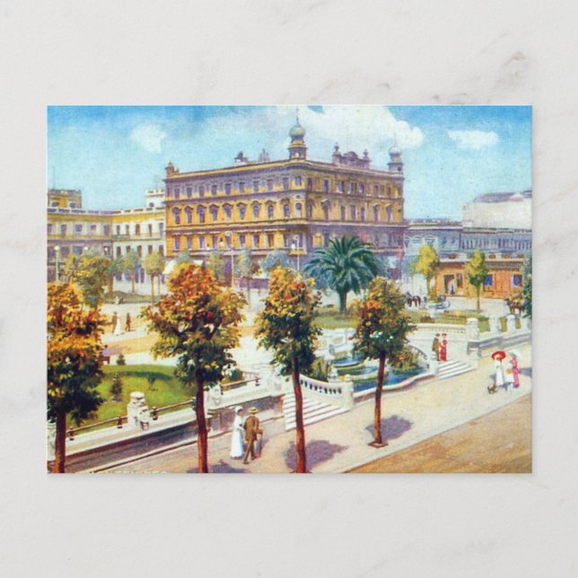 Ancienne carte postale - Montevideo, Uruguay (Devant)