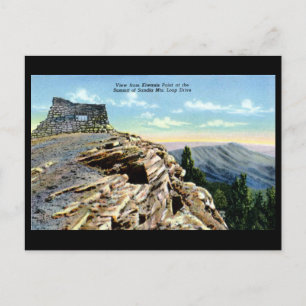 Ancienne carte postale - Monts Sandia, Nouveau-Mex