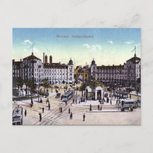 Ancienne carte postale - Munich, Allemagne