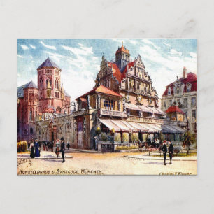 Ancienne carte postale - Munich, Allemagne