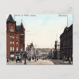 Ancienne carte postale - Norwich, Norfolk
