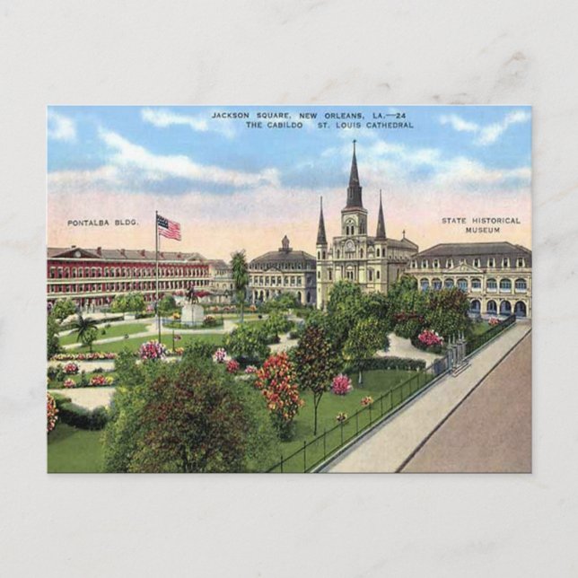 Ancienne carte postale - Nouvelle-Orléans, Louisia (Devant)