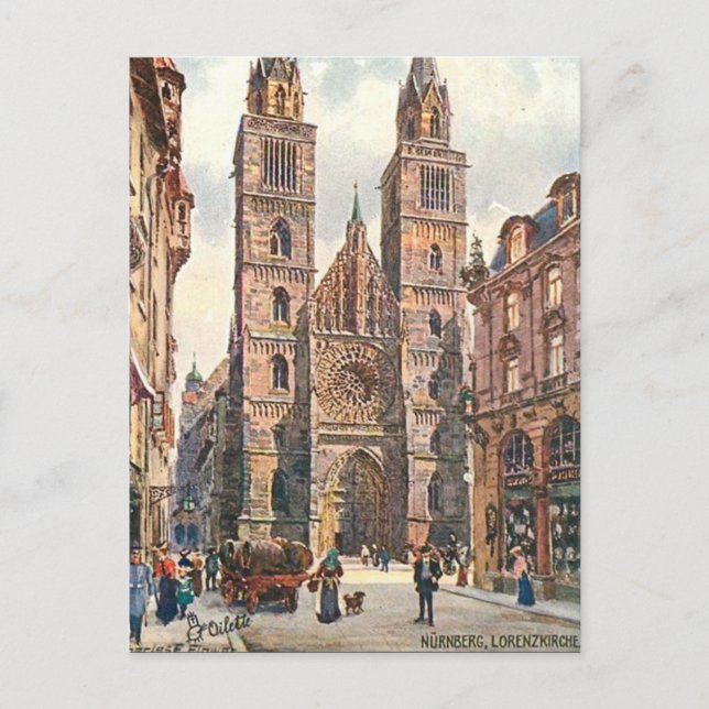 Ancienne carte postale - Nürnberg, Allemagne (Devant)