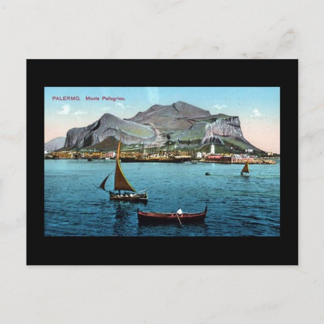 Ancienne carte postale - Palerme, Sicile (Devant)