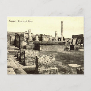 Ancienne carte postale - Pompei, Tempio di Giove