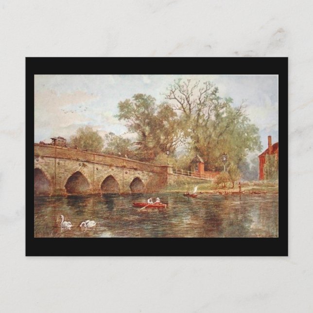 Ancienne carte postale - Pont Clopton, Stratford-u (Devant)